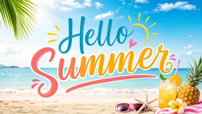 Dark Hello Wallpaper Space Wallpaper 4K 3840x2160 Hello, Summer, Script, Over, A, 4K, Ultra, Hd, Desktop, Tropical, Beach, Palm, White, Ultrawide