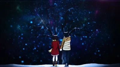 Characters Anime Erased Standing Together Nature Wallpaper 4K 1920x1080 A, Beautiful, Hd, Desktop, Wallpaper, Featuring, Characters, From, Anime, Erased, Standing, Together, Black, Ultrawide, Full HD