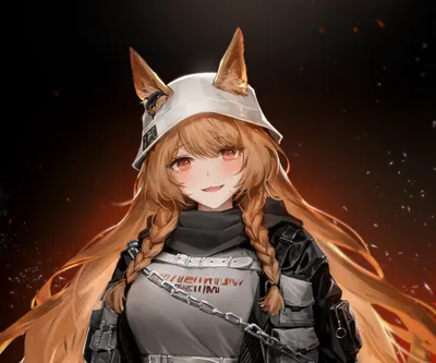 Epic Ceobe Wallpaper Games Wallpaper 4K 2449x2041 Ceobe, (arknights), Video, Game, Hd, Desktop, Wallpaper, Black, Square, Full HD