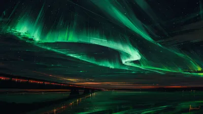 Displaying Starry Night Wallpaper 4K, Space category