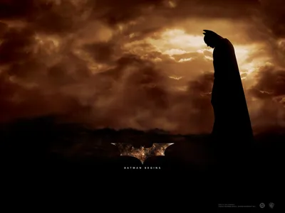 Batman Begins Silhouetted Nature Wallpaper 4K 1600x1200 Hd, Desktop, Wallpaper, Of, A, Batman, Begins, Scene, Featuring, Silhouetted, Against, Dramatic, Brown, Landscape