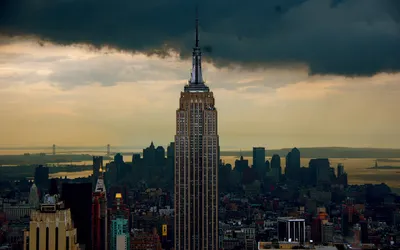 New York Manhattan World Wallpaper 4K 1920x1200 New, York, Manhattan, Man, Made, Empire, State, Building, Desktop, Gray, Ultrawide, Full HD
