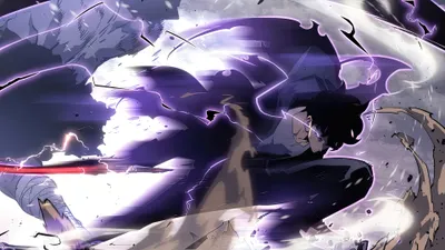 Misty Intense Wallpaper Abstract Wallpaper 4K 3840x2160 An, Intense, Hd, Wallpaper, Featuring, Sung, Jin-woo, From, Anime, Solo, Leveling, Capturing, White, Ultrawide, 4K