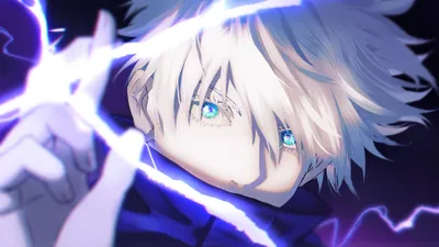 Satoru Gojo Jujutsu Kaisen Blue Abstract Wallpaper 4K 2000x1126 Hd, Desktop, Wallpaper, Featuring, Satoru, Gojo, From, Jujutsu, Kaisen, Blue, Eyes, White, Ultrawide, Full HD