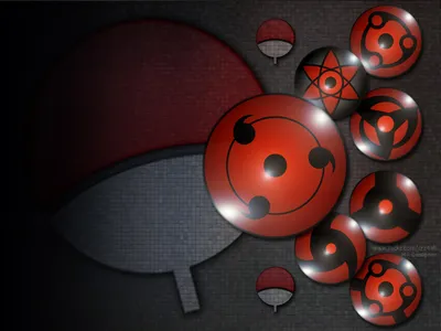 Multiple Red Black Mangeky Wallpaper 4K, Black/Dark category