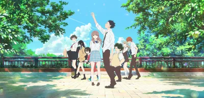 Calm Anime Wallpaper Abstract Wallpaper 4K 2282x1093 Hd, Desktop, Wallpaper, Featuring, Anime, Characters, Naoka, Ueno, Miyoko, Sahara, Yuzuru, Nishimiya, Yellow, Pink, Ultrawide, Full HD