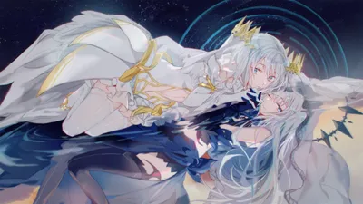 Vivid Anime Wallpaper Abstract Wallpaper 4K 2850x1603 Anime, 2850x1603, Gray, White, Ultrawide, QHD