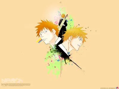 Ichigo Kurosaki Anime Abstract Wallpaper 4K 1600x1200 Ichigo, Kurosaki, Anime, (bleach), Hd, Desktop, Wallpaper, White, Landscape
