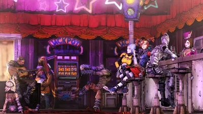 Borderlands Characters Mad Abstract Wallpaper 4K 1920x1080 Hd, Pc, Desktop, Wallpaper, Featuring, Borderlands, 2, Characters, Mad, Moxxi, Zer0, Gaige, Red, Ultrawide, Full HD