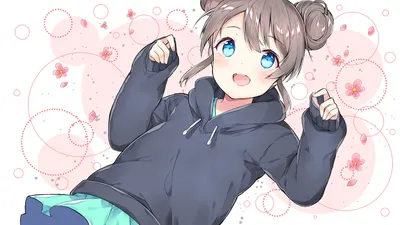 Anime Digital Brown Haired Girl Technology Wallpaper 4K 1706x960 Anime-style, Digital, Artwork, Of, A, Brown-haired, Girl, With, Blue, Eyes, Wearing, Dark, White, Gray, Ultrawide