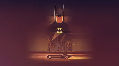Crisp Batman Wallpaper World Wallpaper 4K 1920x1080 Hd, Wallpaper, Featuring, Batman, And, The, Batmobile, From, Comics, Comic, Book, Style, Brown, Ultrawide, Full HD
