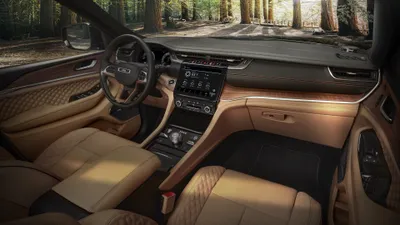 Luxurious Interior Jeep Grand Cherokee Nature Wallpaper 4K 3840x2160 Hd, Desktop, Wallpaper, Showcasing, The, Luxurious, Interior, Of, Jeep, Grand, Cherokee, Premium, Gray, Ultrawide, 4K