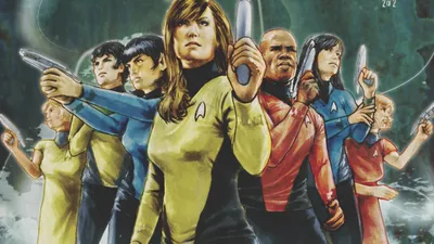 Golden Comic Wallpaper Space Wallpaper 4K 2100x1181 Comic, Star, Trek, Hd, Desktop, Wallpaper, Background, Gray, Ultrawide, Full HD