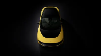 Down Yellow Luce Vehicle Dark Cars Wallpaper 4K 4096x2304 Top-down, View, Of, A, Yellow, Ferrari, Luce, Vehicle, Dark, Backdrop, Ultra, Desktop, Orange, Purple, Ultrawide, 4k