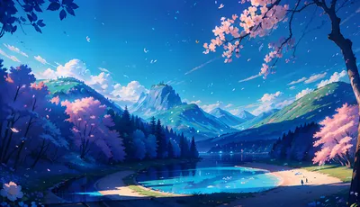 Vibrant Landscape Mountain Lake Framed Nature Wallpaper 4K 3904x2240 4K, Ultra, Hd, Pc, Desktop, Wallpaper, And, Background, Vibrant, Landscape, Mountain, Lake, Red, Pink, Ultrawide
