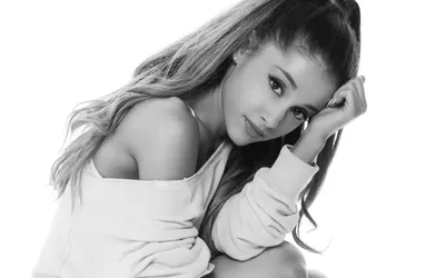 Black White Singer Celebrity Black/Dark Wallpaper 4K 2880x1800 Black, And, White, Hd, Wallpaper, Of, Singer, Celebrity, Ariana, Grande, Featuring, Monochrome, Gray, Ultrawide, QHD