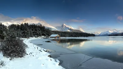 Misty Serene Wallpaper Nature Wallpaper 4K 1920x1080 Hd, Pc, Desktop, Wallpaper, Featuring, A, Serene, Snowy, Mountain, Landscape, Calm, Lake, White, Ultrawide, Full HD