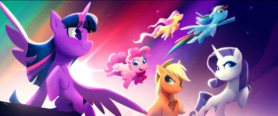 Fluttershy Rainbow Dash Applejack Abstract Wallpaper 4K 3462x1444 Hd, Pc, Desktop, Wallpaper, Featuring, Fluttershy, Rainbow, Dash, Applejack, Rarity, Pinkie, Pie, White, Ultrawide, QHD
