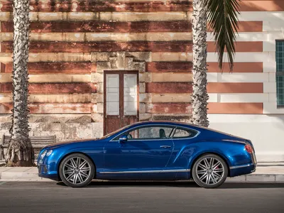 Bold Blue Wallpaper Nature Wallpaper 4K 1920x1440 Blue, Bentley, Continental, Gt, Speed, Coupé, Fastback, Grand, Tourer, Parked, Beside, White, Landscape, Full HD