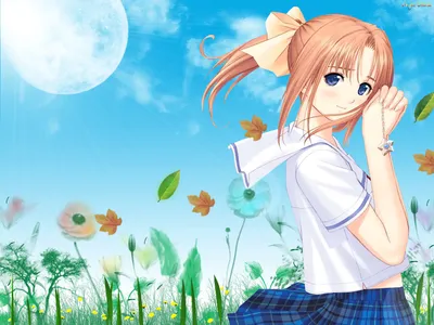 Serene Kanami Wallpaper Abstract Wallpaper 4K 1920x1440 Kanami, Shiomiya, Anime, After, Hd, Desktop, Wallpaper, White, Pink, Landscape, Full HD