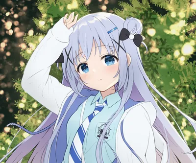 Chino Kaf Satsukinosora Abstract Wallpaper 4K 2591x2159 Chino, Kafū, By, Satsukinosora, White, Square, QHD