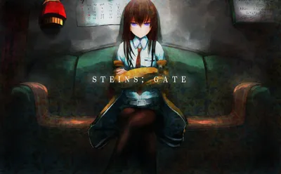 Serene Kurisu Wallpaper Black/Dark Wallpaper 4K 2870x1780 Hd, Wallpaper, Image, Featuring, Kurisu, Makise, From, The, Anime, Steins, Gate, Sitting, Gray, White, Ultrawide, QHD