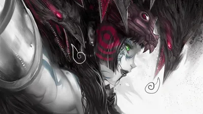 Epic Anime Wallpaper Fantasy Wallpaper 4K 1920x1080 Hd, Desktop, Wallpaper, Featuring, An, Anime-style, Fantasy, Character, Ornate, Tattoos, Vibrant, Red, White, Black, Ultrawide, Full HD