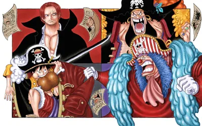 Sleek One Wallpaper Abstract Wallpaper 4K 4096x2560 4k, Ultra, Hd, One, Piece, Wallpaper, Featuring, Monkey, Luffy, Buggy, Marshall, Teach, White, Brown, Ultrawide