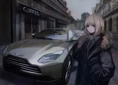 Anime Blonde Short Haired World Wallpaper 4K 2787x2000 Hd, Anime, Desktop, Wallpaper:, Featuring, A, Blonde, Short-haired, Character, Standing, Sleek, Car, Gray, Landscape, QHD