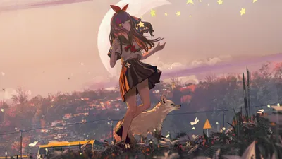 Calm Anime Wallpaper Abstract Wallpaper 4K 5760x3240 Anime, 5760x3240, Gray, Ultrawide, 4k