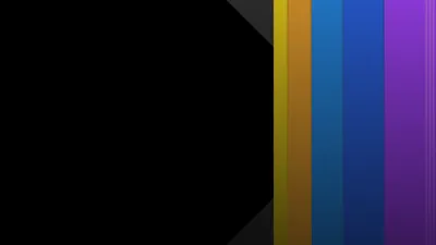 Minimalist Abstract Rainbow Design Minimal Wallpaper 4K 7680x4320 Minimalist, Abstract, Rainbow, Design, With, Vertical, Bands, Of, Vibrant, Colors, Black, Rendered, Ultrawide, 4K