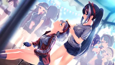 Anime 3000x1687 Abstract Abstract Wallpaper 4K 3000x1687 Anime, 3000x1687, White, Pink, Ultrawide, QHD