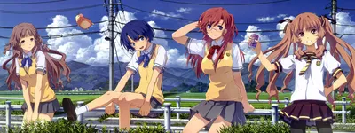 Kanna Tanigawa Remon Yamano Nature Wallpaper 4K 15854x5932 Kanna, Tanigawa, Remon, Yamano, Ichika, Takatsuki, Mio, Kitahara, Waiting, Summer, Schoolgirls, Uniforms, Brown, White, Ultrawide, 4k