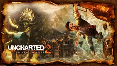 Action Scenes Uncharted Nature Wallpaper 4K 1920x1080 Hd, Wallpaper, Featuring, Action, Scenes, From, Uncharted:, 2, Among, Thieves, Showcasing, Orange, White, Ultrawide, Full HD