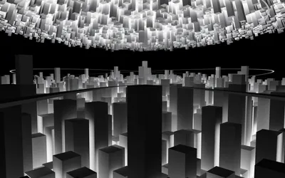 Artistic Abstract Futuristic Cityscape Glowing World Wallpaper 4K 1920x1200 Artistic, Abstract, Hd, Pc, Desktop, Wallpaper, Featuring, A, Futuristic, Cityscape, Glowing, Rectangular, Gray, Ultrawide, Full HD