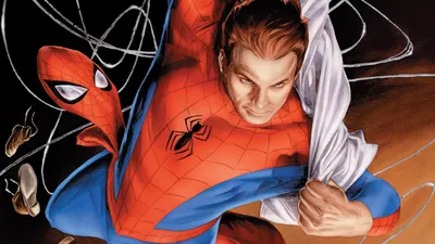 Comic Peter Parker Abstract Wallpaper 4K 1920x1080 Hd, Pc, Comic, Desktop, Wallpaper, Of, Peter, Parker, Revealing, His, Spider-man, Suit, Orange, Red, Ultrawide, Full HD