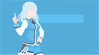 Kawaii Win Anime Chara Abstract Wallpaper 4K 1920x1080 Kawaii, Win, 10, Anime, Chara, Teal, Gray, Ultrawide, Full HD