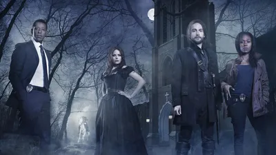Sleepy Hollow Show Cast Posed Animals Wallpaper 4K 1920x1080 Hd, Pc, Desktop, Wallpaper, Sleepy, Hollow, Tv, Show, Cast, Posed, Moonlit, Foggy, Brown, Gray, Ultrawide, Full HD