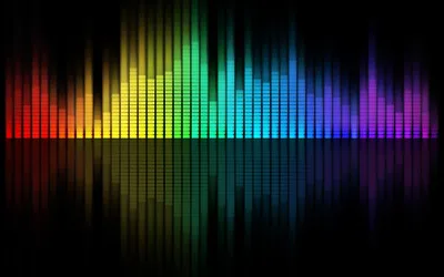 Sleek Abstract Wallpaper Abstract Wallpaper 4K 2560x1600 Abstract, Colorful, Equalizer, Of, Vertical, Rainbow, Bars, With, Mirrored, Reflection, Black, Quad, Red, Orange, Yellow, Ultrawide, QHD