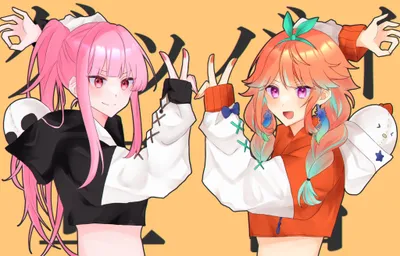 Hololive Takanashi Kiara Mori Abstract Wallpaper 4K 4096x2630 Hololive, Takanashi, Kiara, Mori, Calliope, Anime, Virtual, Youtuber, Desktop, Purple, Orange, White, Ultrawide, 4k