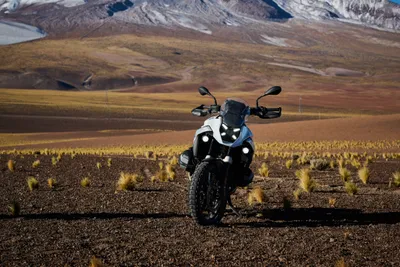 Crisp R1300gs Wallpaper Cars Wallpaper 4K 4128x2752 A, Striking, Bmw, R1300gs, Motorcycle, Stands, On, Rugged, Terrain, Set, Against, Backdrop, Brown, Gray, Landscape, 4k
