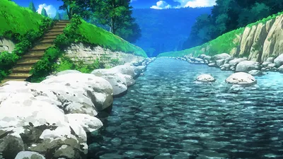 Dreamy Serene Wallpaper Nature Wallpaper 4K 1920x1080 Hd, Pc, Desktop, Wallpaper, Featuring, A, Serene, River, Scene, Anime, Non, Biyori, Blue, Brown, Ultrawide, Full HD