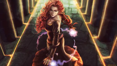 Powerful Sorceress Dominates Surrounded Ethereal Fantasy Wallpaper 4K 1920x1080 A, Powerful, Sorceress, Dominates, The, Scene, Surrounded, By, Ethereal, Energy, Amid, Magical, White, Purple, Gray, Ultrawide, Full HD