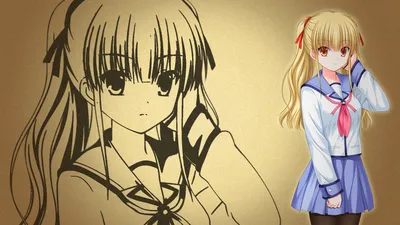 Anime Angel Beats Abstract Wallpaper 4K 1920x1080 Anime, Angel, Beats, Hd, Desktop, Wallpaper:, Background, White, Gray, Ultrawide, Full HD