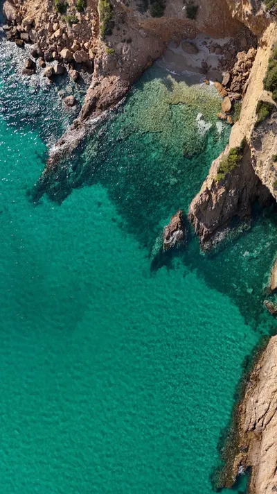 Bold Turquoise Wallpaper Wallpaper 4K, Nature category