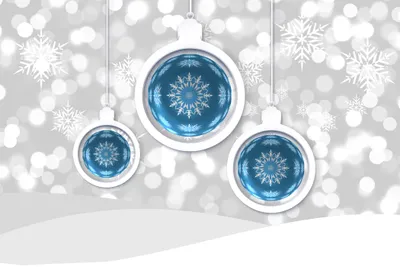 Calm Blue Wallpaper Nature Wallpaper 4K 4200x2800 A, 4k, Ultra, Hd, Desktop, Wallpaper, Featuring, Blue, Baubles, White, Snowflake, Designs, Landscape