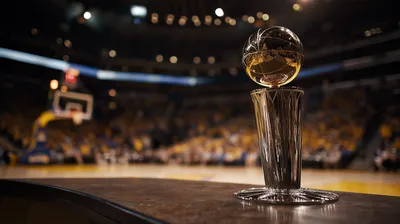 Nba Finals Trophy Games Wallpaper 4K 2912x1632 Hd, Desktop, Wallpaper, Featuring, The, Nba, Finals, Trophy, Prominently, Displayed, Basketball, Court, Gray, Ultrawide, QHD