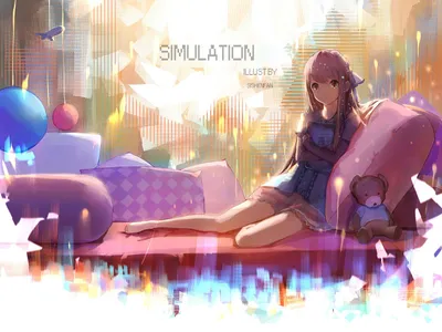 Anime 1600x1200 Abstract Abstract Wallpaper 4K 1600x1200 Anime, 1600x1200, White, Landscape