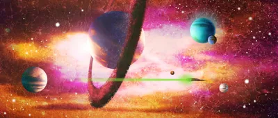 Planetary Ring Planet Sci Wallpaper 4K, Space category