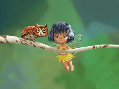 Crisp Whimsical Wallpaper Wallpaper 4K, Fantasy category